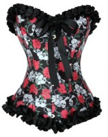 Corselet Skull and Roses.